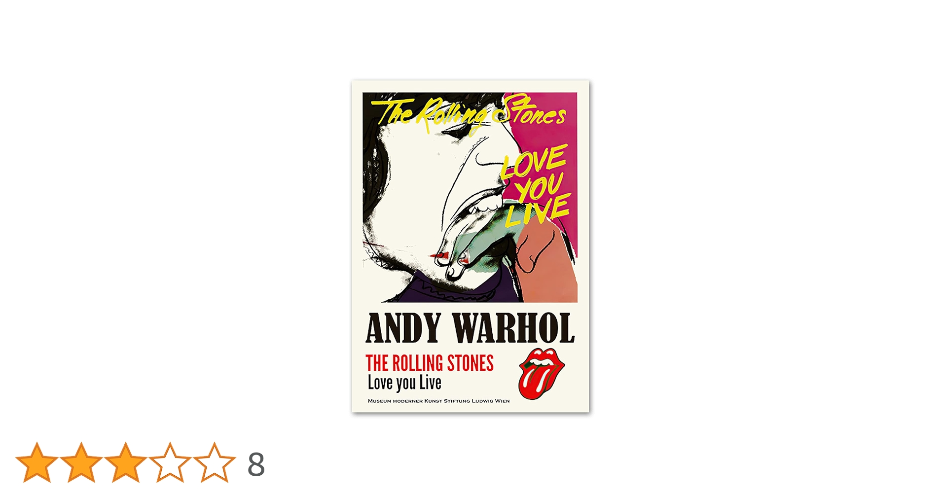50cm×50cmポスター】アンディ ウォーホル ローリングストーンズ