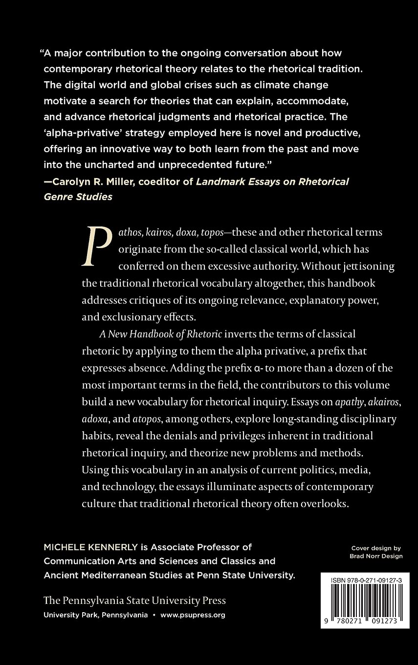 A New Handbook of Rhetoric: Inverting the Classical Vocabulary