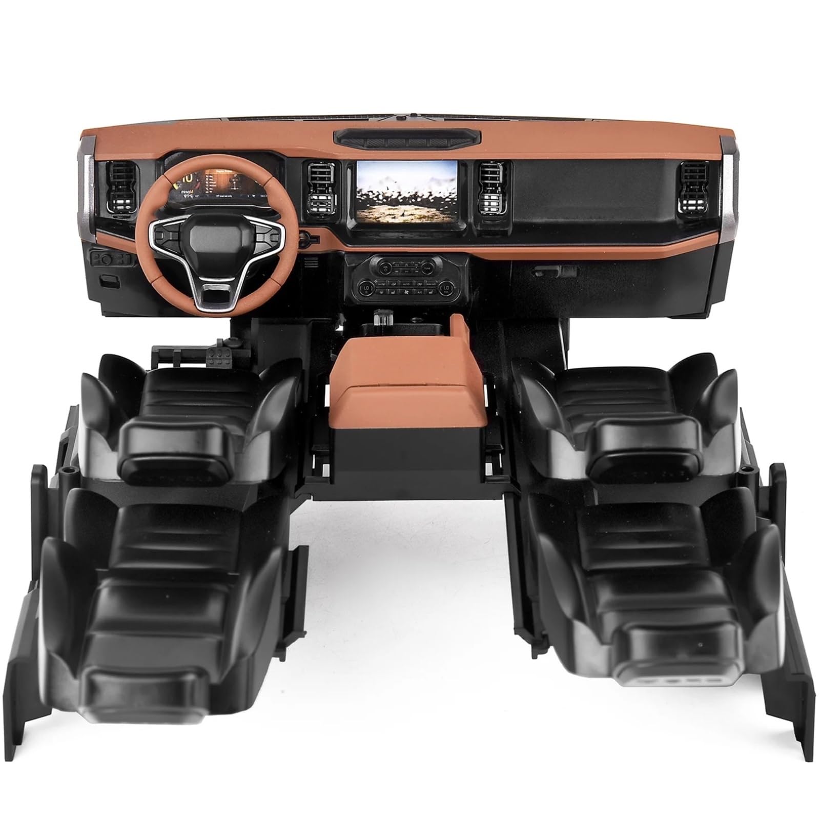 Für Traxxas Für Trx4 Für Bronco G175g 1/10 Rc Crawler Auto 2021 Innen Dashboard Zentrale Steuerung Für Sitz Änderung Teil Komponente