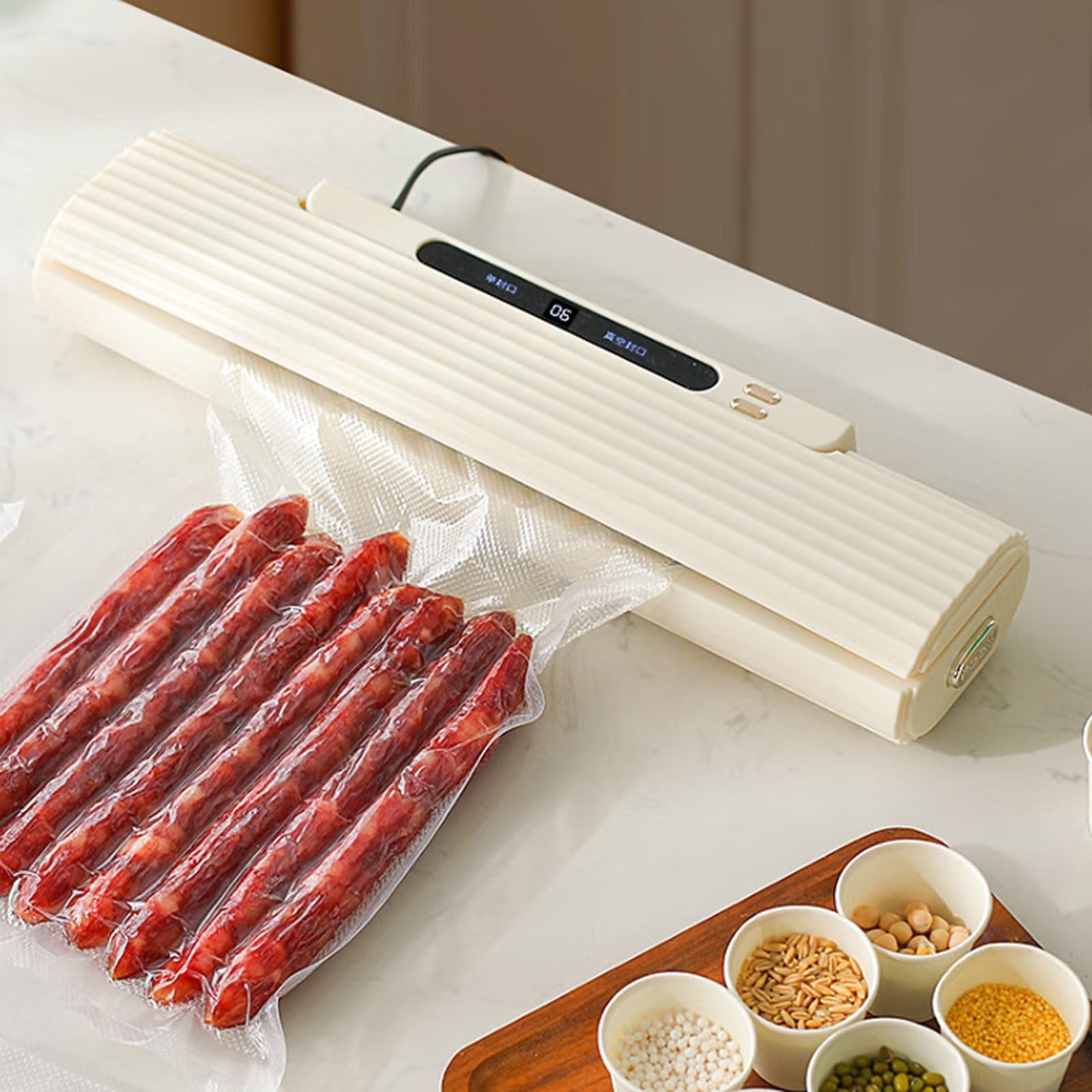 Selladora al vacío portátil y compacta, ideal for la cocina del hogar(Wei)