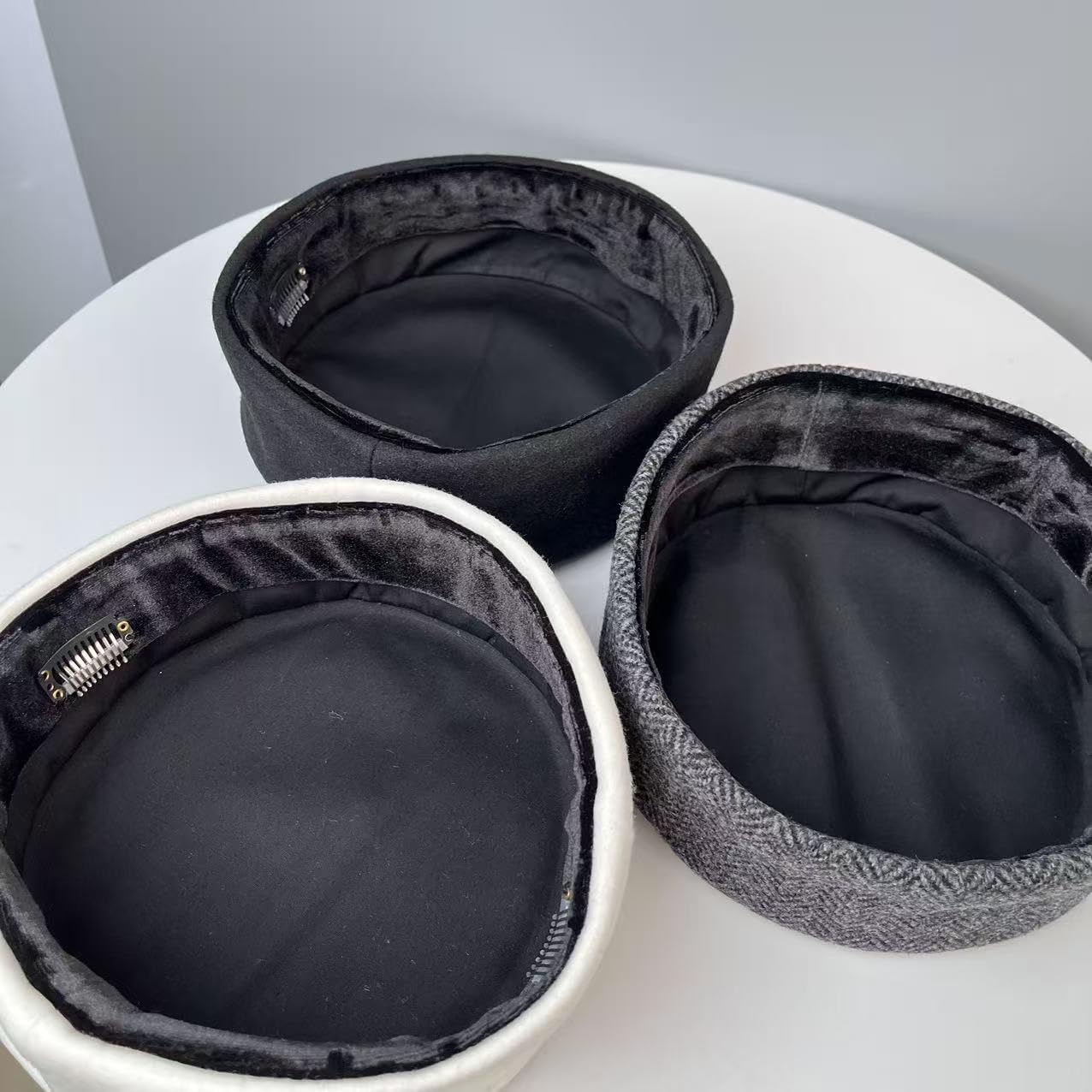 HIMESPORT S Wool Pillbox Hats for Women Ladies Elegant Wedding Formal Church Tea Party Cocktail Hat