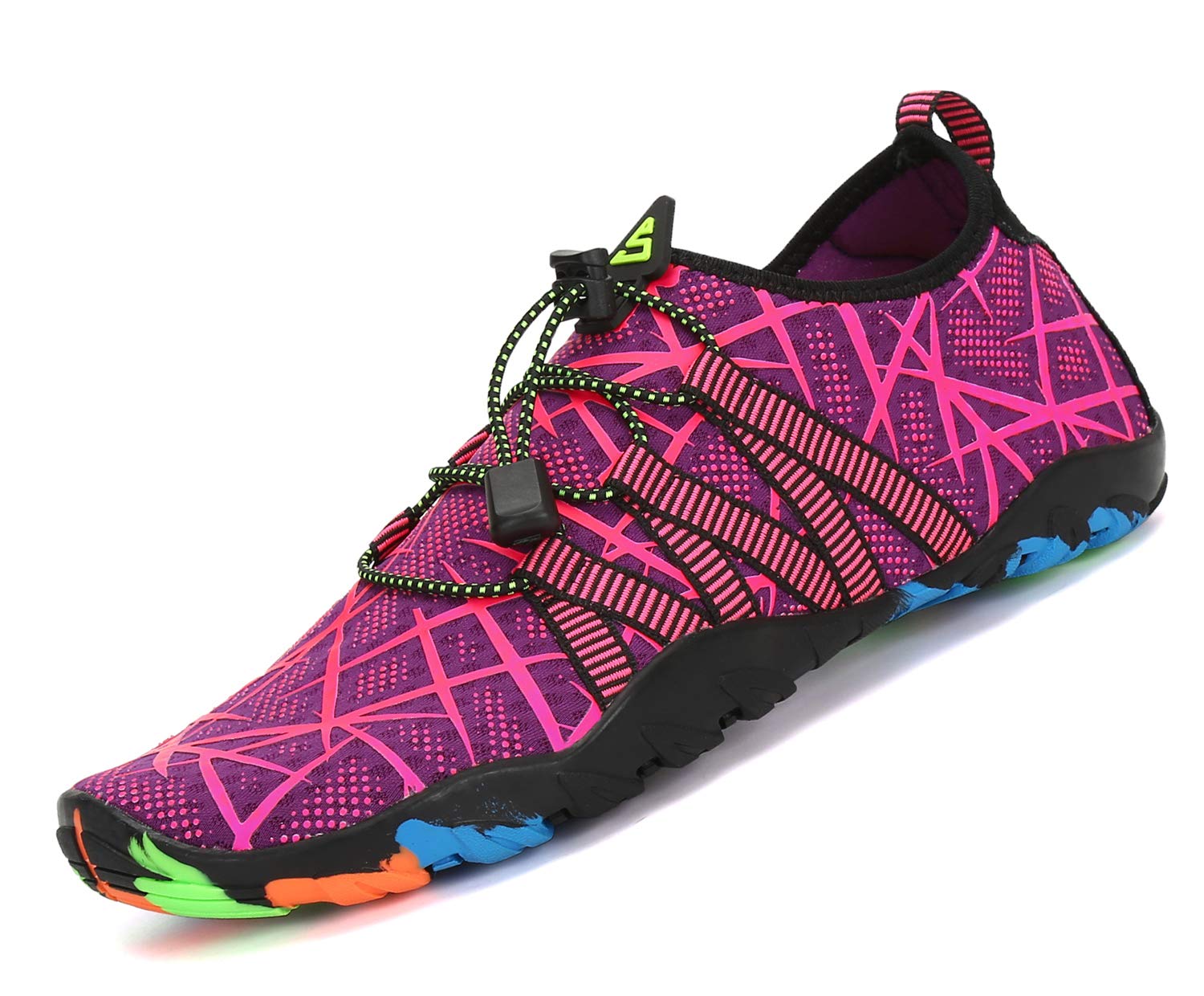 PASTAZA Zapatos de Agua para Buceo Snorkel Surf Piscina Playa Vela Mar Río Aqua Cycling Deportes Acuáticos Calzado de Natación Escarpines para Hombre Mujer Gris
