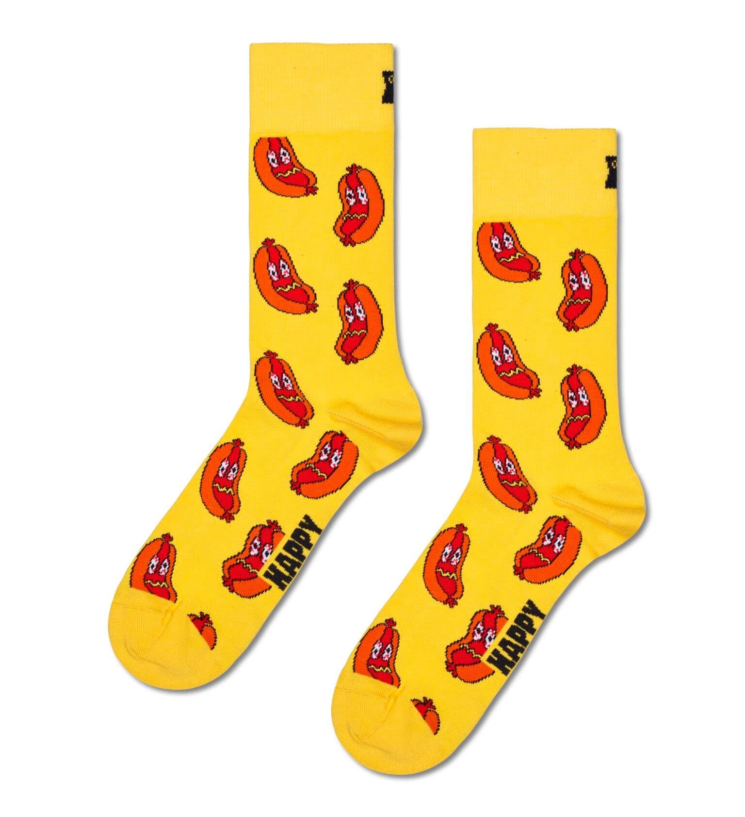 Happy Socks 7-pak 7-dniowy zestaw prezentowy skarpet bawełnianych dla kobiet i mężczyzn w kolorze niebieskim, rozmiar 41-46