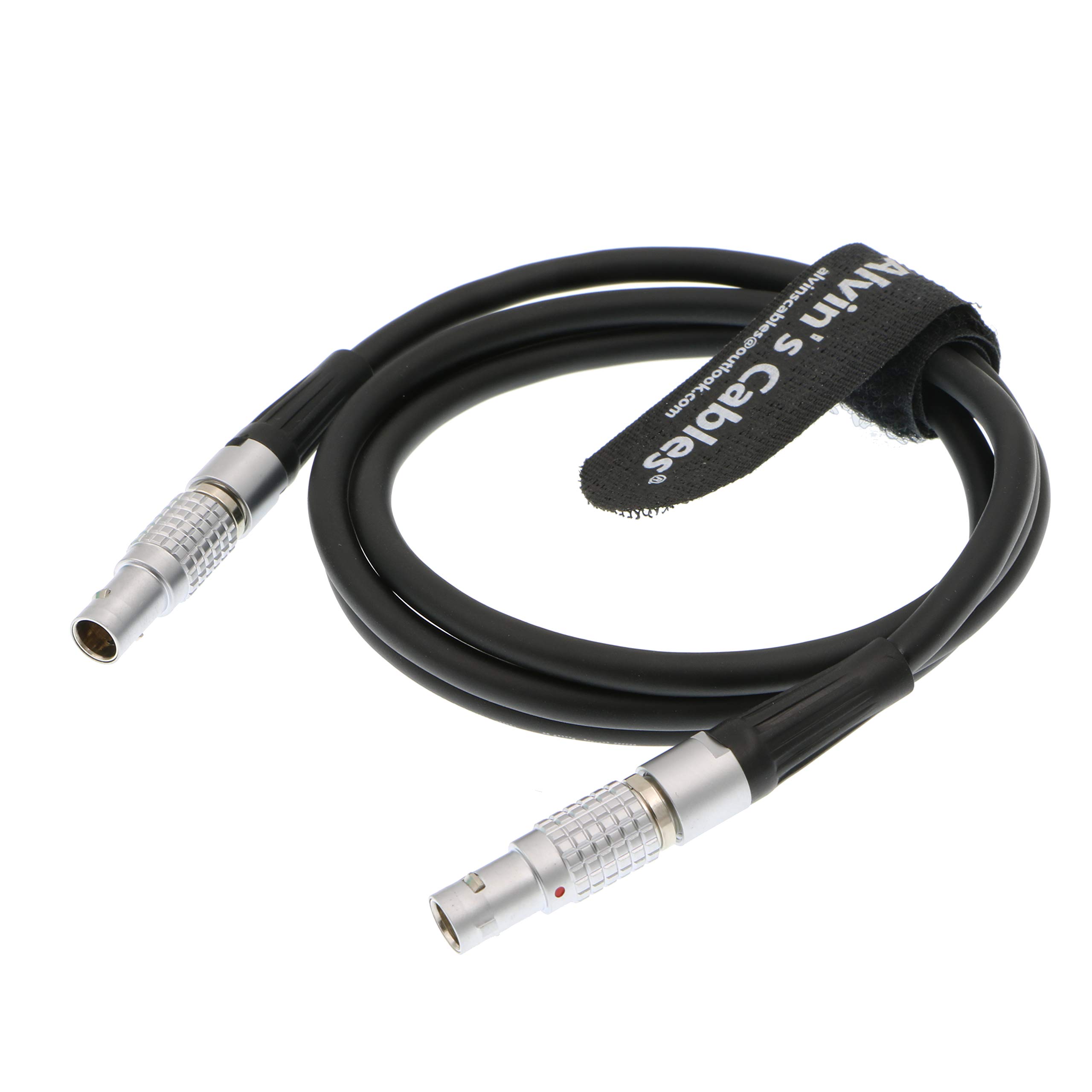 Alvin's Cables Time Code Cavo per dispositivi audio ZAXCOM DENECKE XL-LL 5 pin maschio diritto a 5 pin maschio diritto 1M