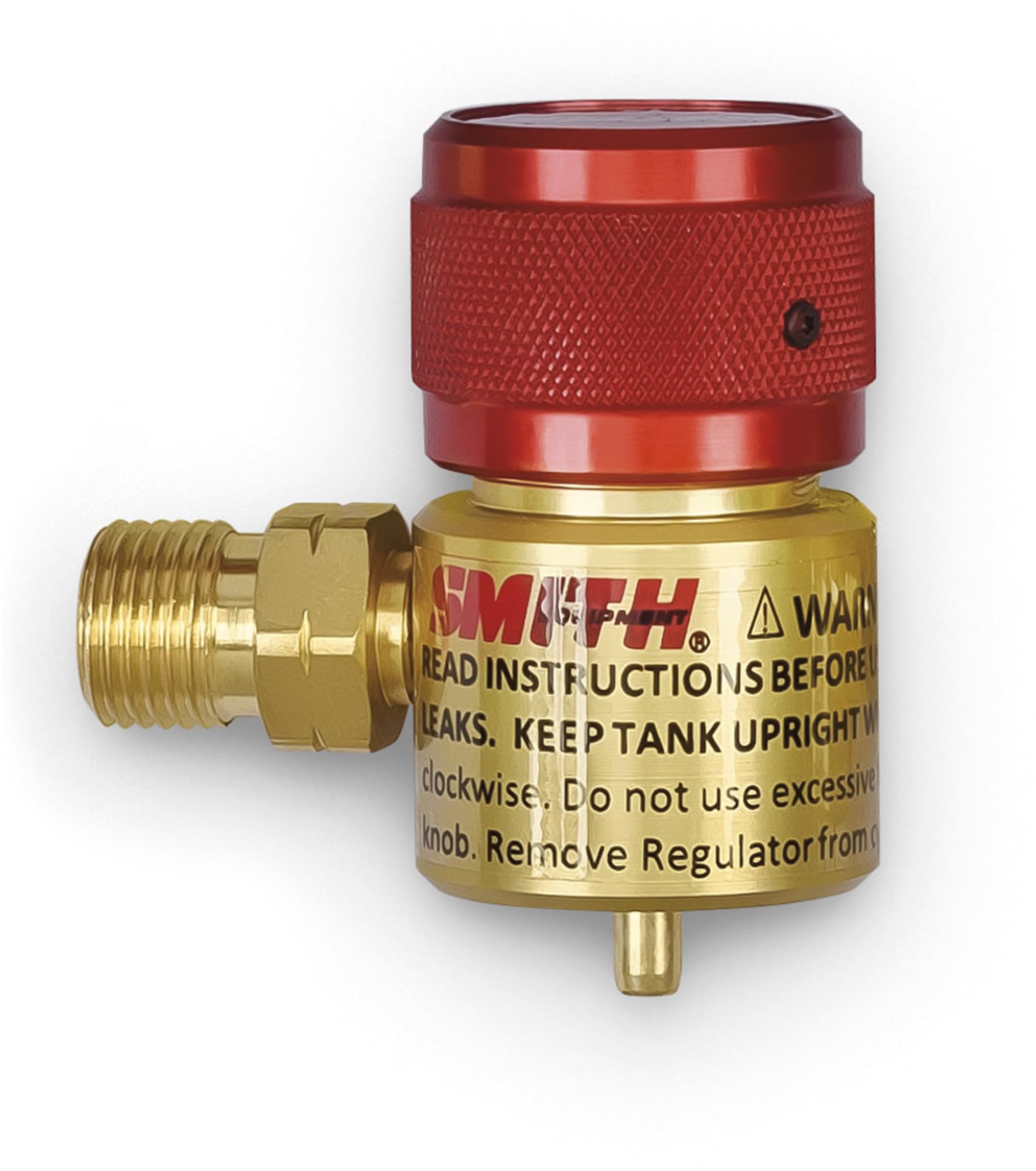LITTLE TORCH SMITH REGULATOR PRESET FUEL PROPANE 249-500B FOR DISPOSABLE TANK (E 7)
