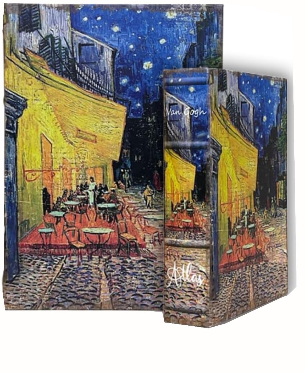Amazon.com: Café Terrace at Night Art Book Box Art Masterpiece