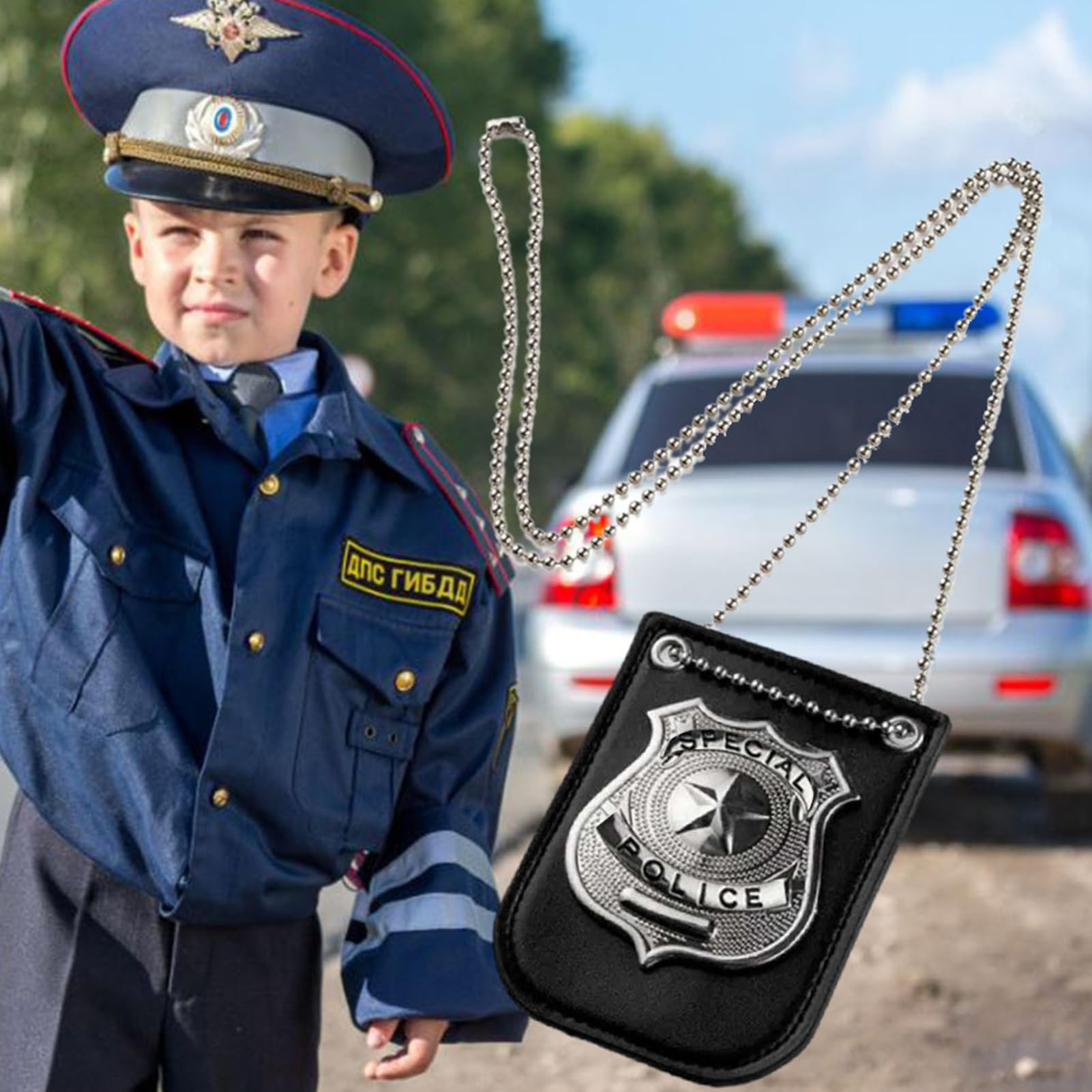 Amazon.co.jp: ドレスアップアメリカ警察バッジ 子供用 メタルバッジ