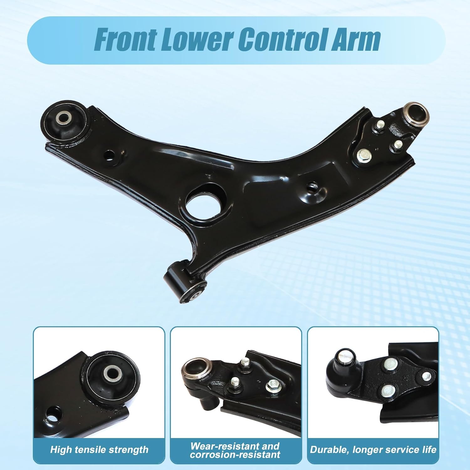 XQSMWF Lower Control Arm Front Right Passenger Side Compatible With Hyundai Palisade 3.8L 2020-2023 Compatible With Kia Telluride 3.8L 2020-2023#54501-S8100 54501S8100