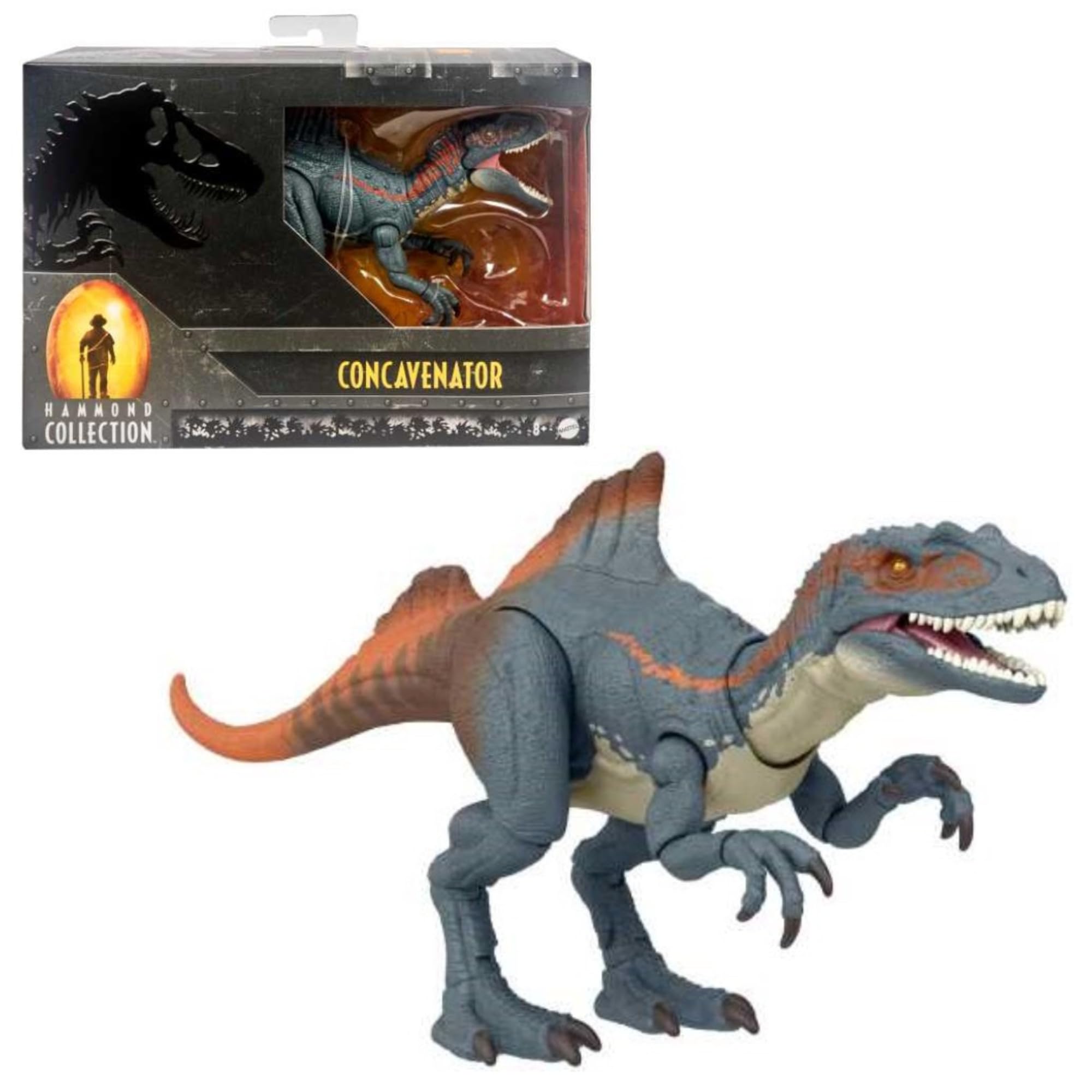Jurassic World Hammond Collection Dinosaurs, Premium Look & Finishes, Medium Size Figures Approx 12 in Long with Approx 20 Articulations & Authentic Detail, Gift Ages 8 Years & Older, HLP36