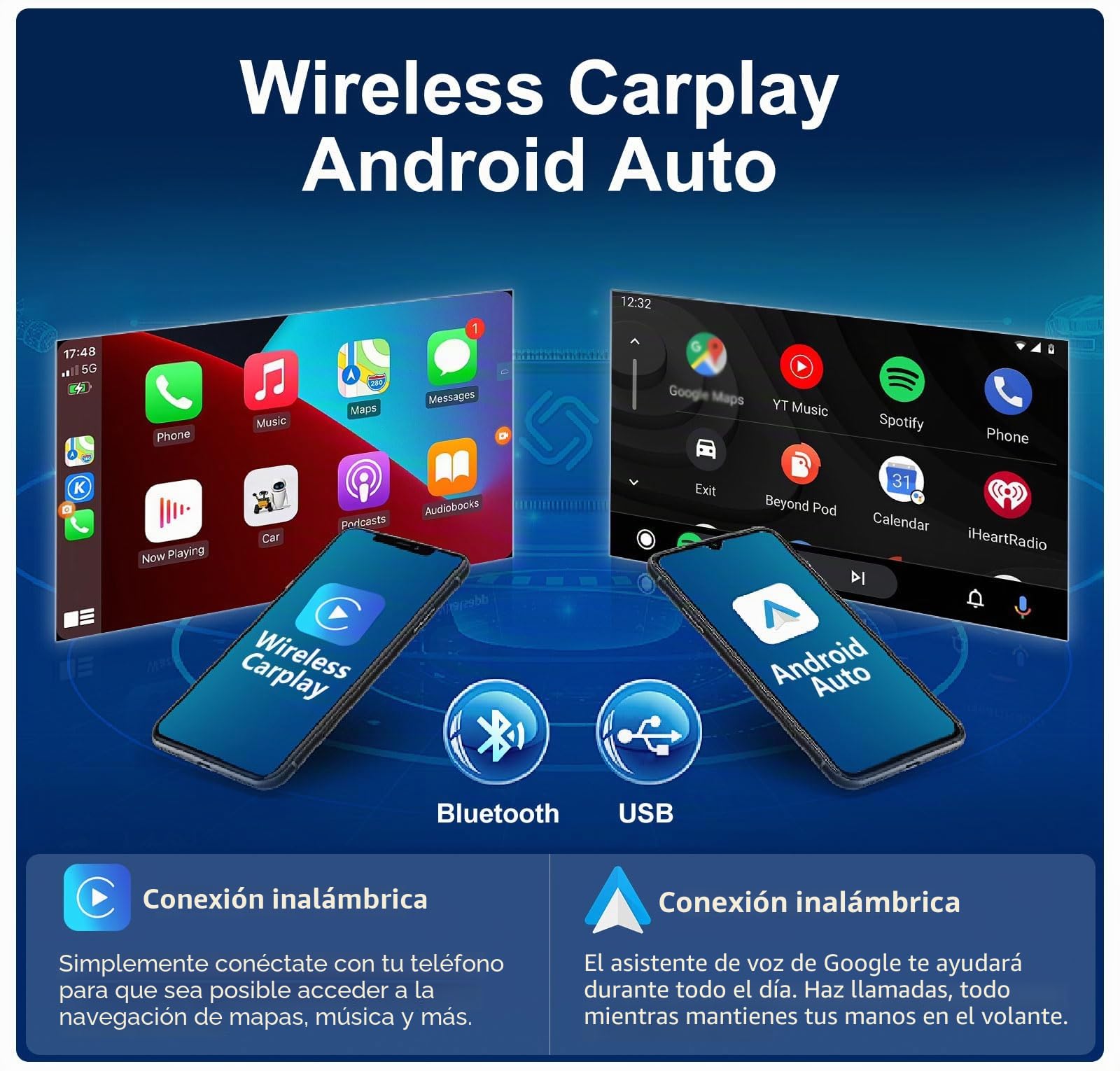 Radio Coche 10 Pulgadas IPS Pantalla Táctil 6GB + 128GB Android 15 con GPS Cámara Carplay WiFi SWC DSP para Volkswagen Passat B8 2015-2019