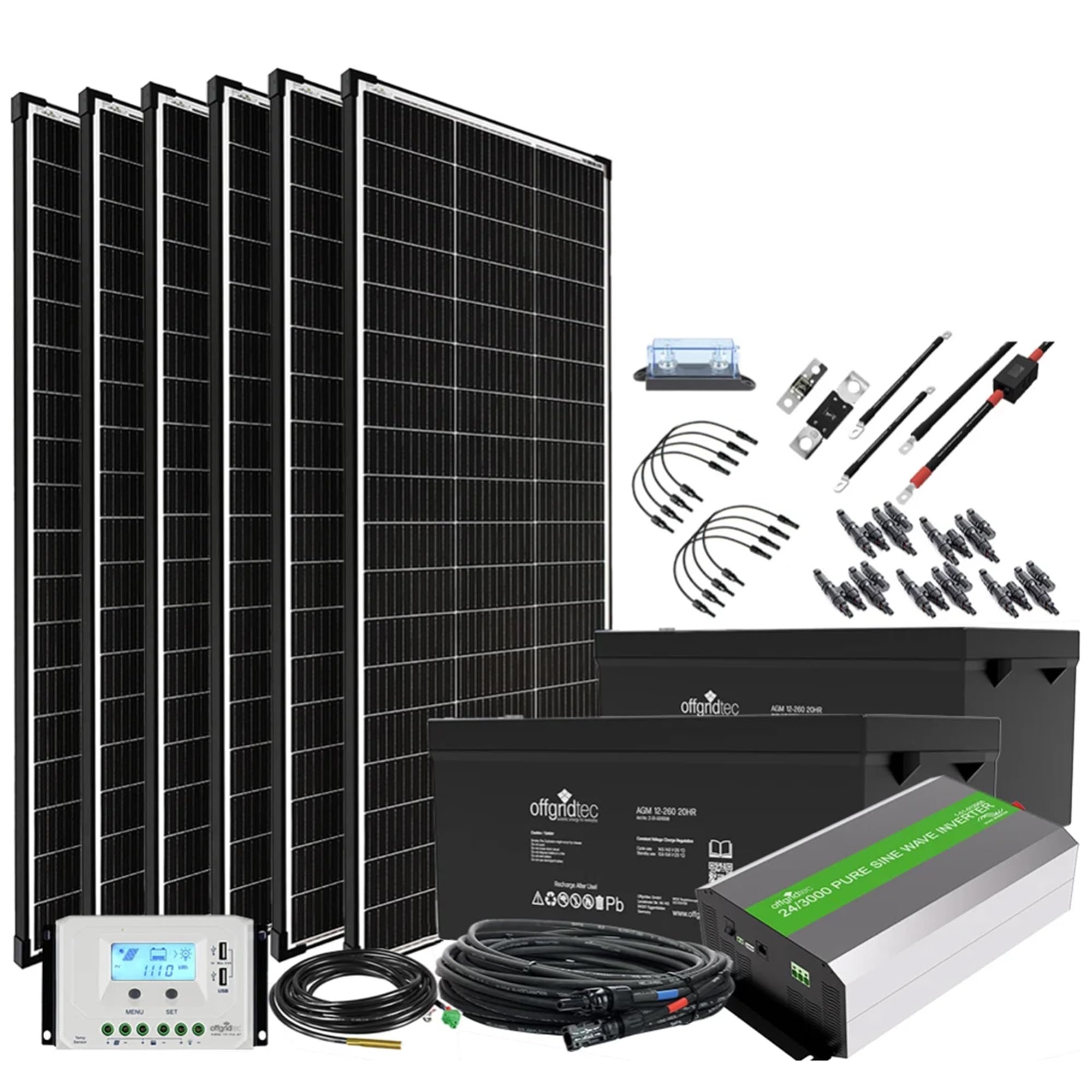 Offgridtec Autark XL-Master 300W Solaranlage - Autark XL-Master 300W Solaranlage mit 1500W AC Leistung