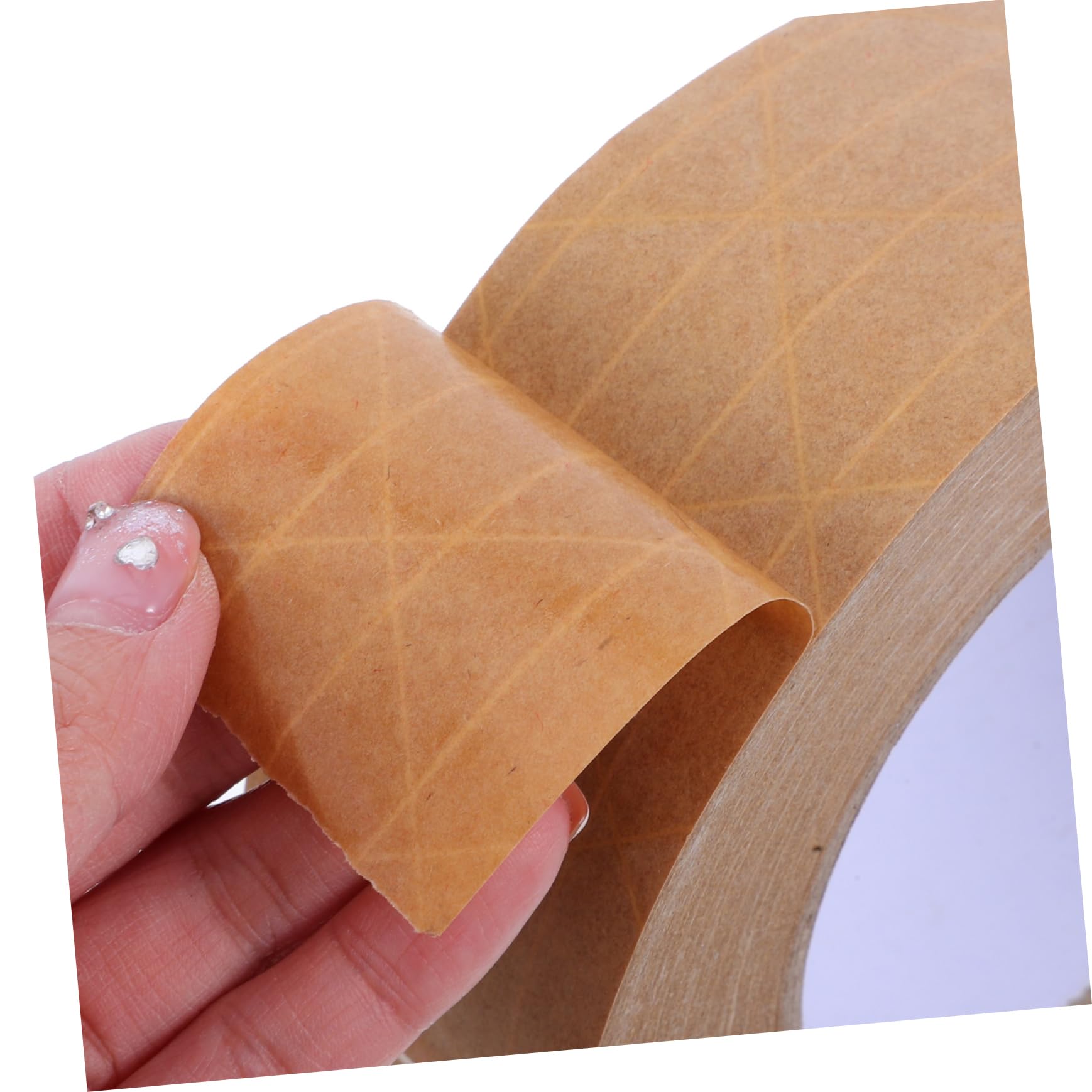 SOLUSTRE 3stücke Kraftpapier-klebeband Selbstklebendes Versandband Braunes Paketklebeband Manipulationssicher Beschreibbar zum Versiegeln von Kartons Robustes Verpackungsklebeband