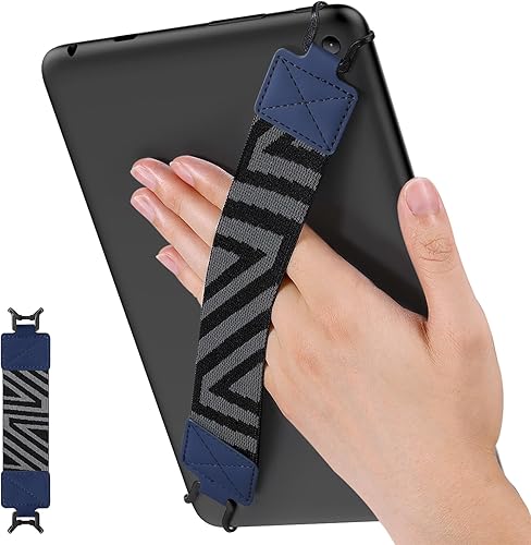 MoKo Correa de mano de seguridad para tablet de 9 a 11 pulgadas, iPadiPad ProiPad AirKindle Fire HDSamsung, correa de mano versátil de alta