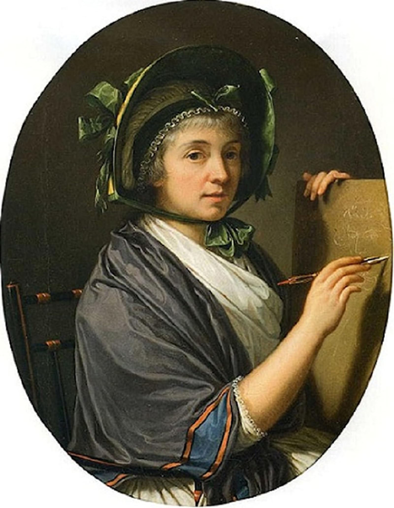 POSTERIIk Famous Animal Posters Vintage Picture Portrait of Princess Louise of Stolberg-gedern by Francois-xavier Fabre Modern Wall Decor for Home Decor 60x90cm