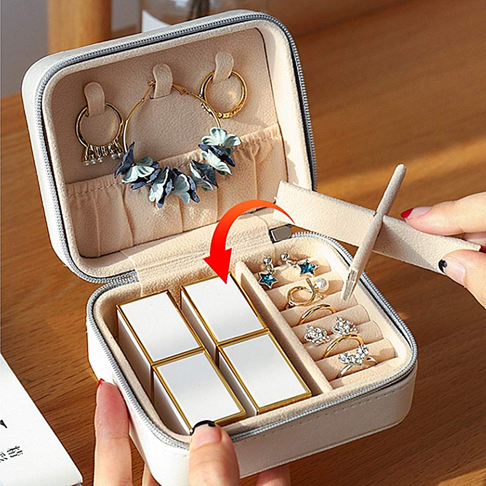 FEISCON Organisateur de bijoux, petite boîte à bijoux, mini étui de FEISCON Organisateur de bijoux, petite boîte à bijoux, mini étui de