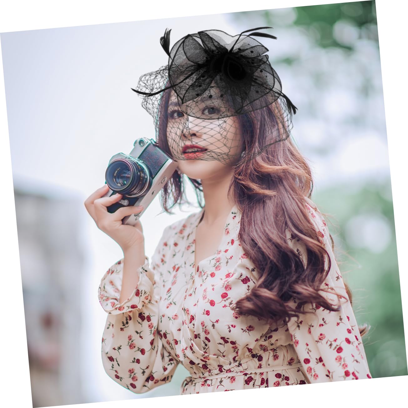 Coiffe de performance hair charms hair toppers nets hat Coiffe de cosplay accessoires de déguisements pour casque de mariée aux femmes de fête Coiffure Navy