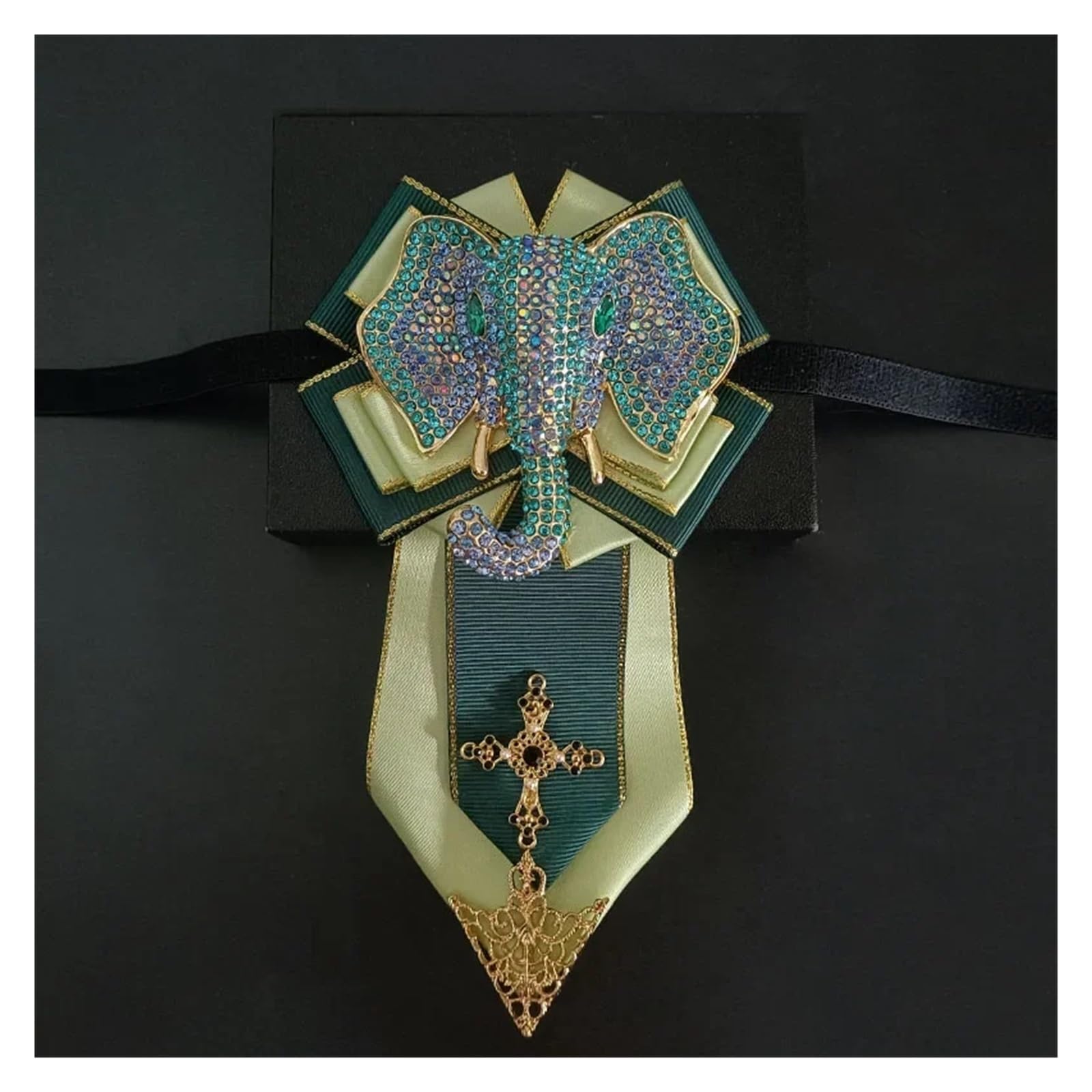 Pajaritas Hombre Pajarita de Boda, joyería Hecha a Mano, Collar de Banquete de Negocios for Hombres, Pajaritas de Diamantes de imitación con Flores(Color13)