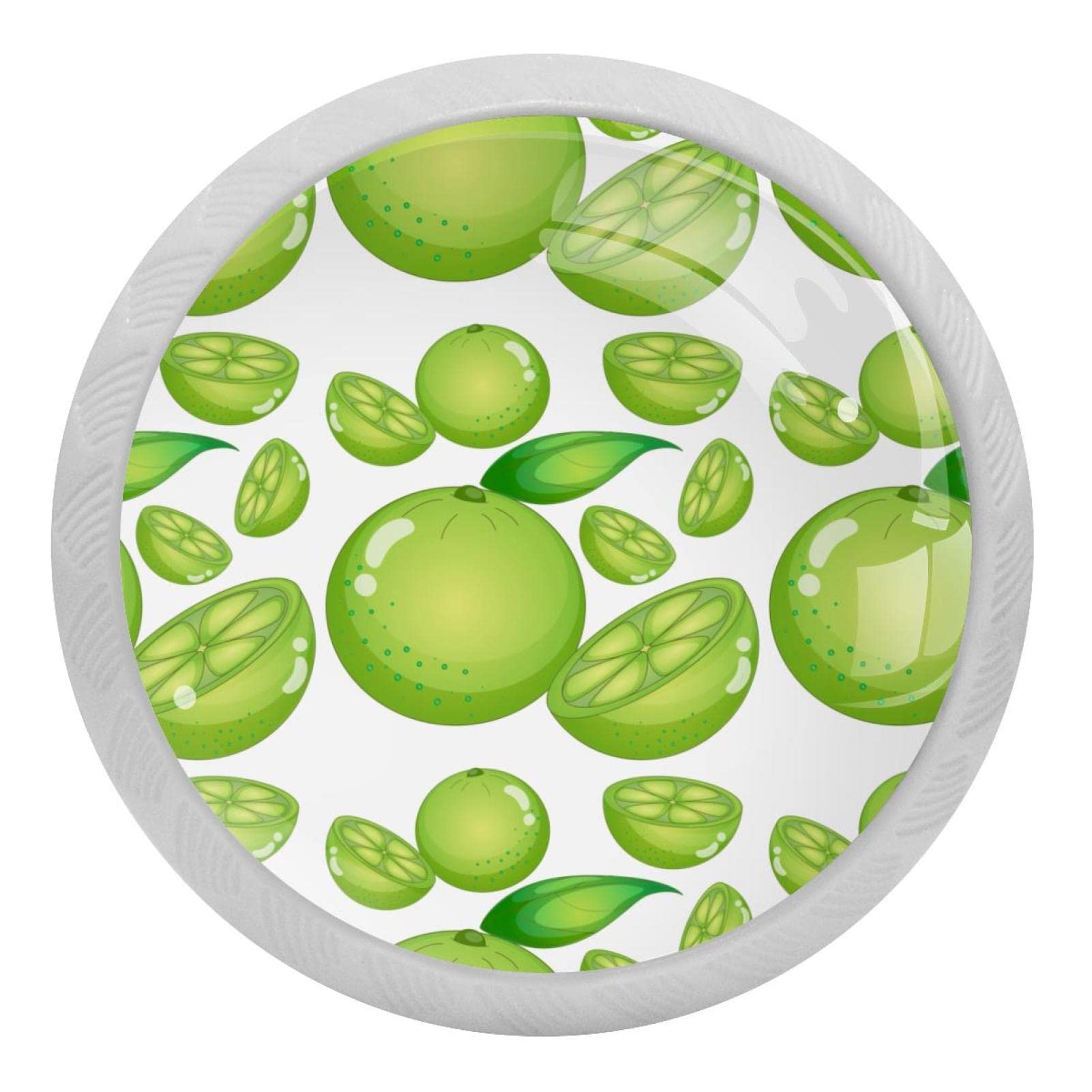 Poignées de tiroir de commode rondes fluorescentes pour armoires de cuisine