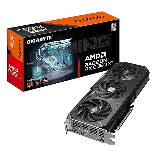 Carte Graphique Gigabyte Radeon RX 9060 XT Gaming OC 16G
