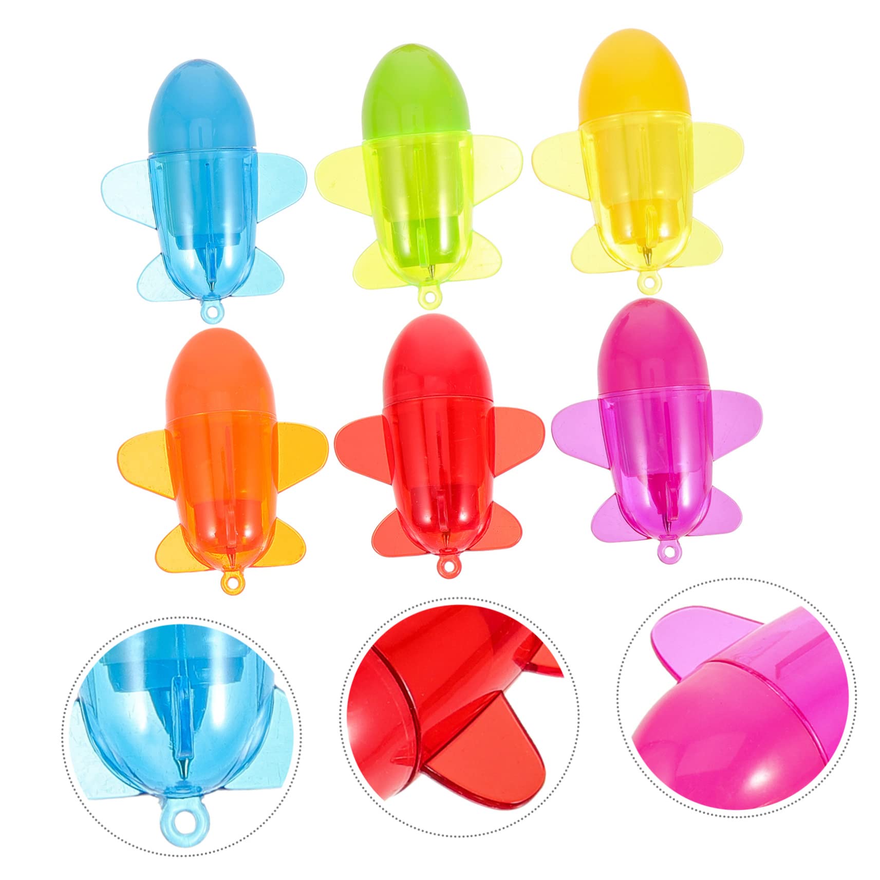 NUOBESTY 2 Set Penna A Sfera Per Aerei Penne A Sfera Penne Retrattili Piccolo Astuccio Pennarelli Portatile Album Portafoto Offerta Studentesca Penna A Forma Di Aereo Plastica 60 Pezzi * 2