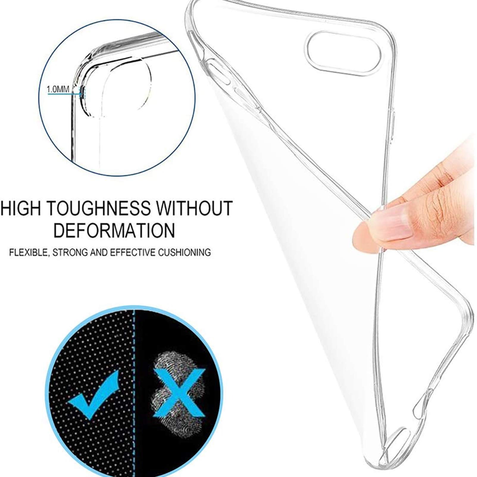 JEZSHTAI Cover per Oukitel C21 Pro Custodia in Silicone Antiurto Con Disegno Del Modello,Sottile Morbida in TPU Antigraffio Protettiva Case,B02