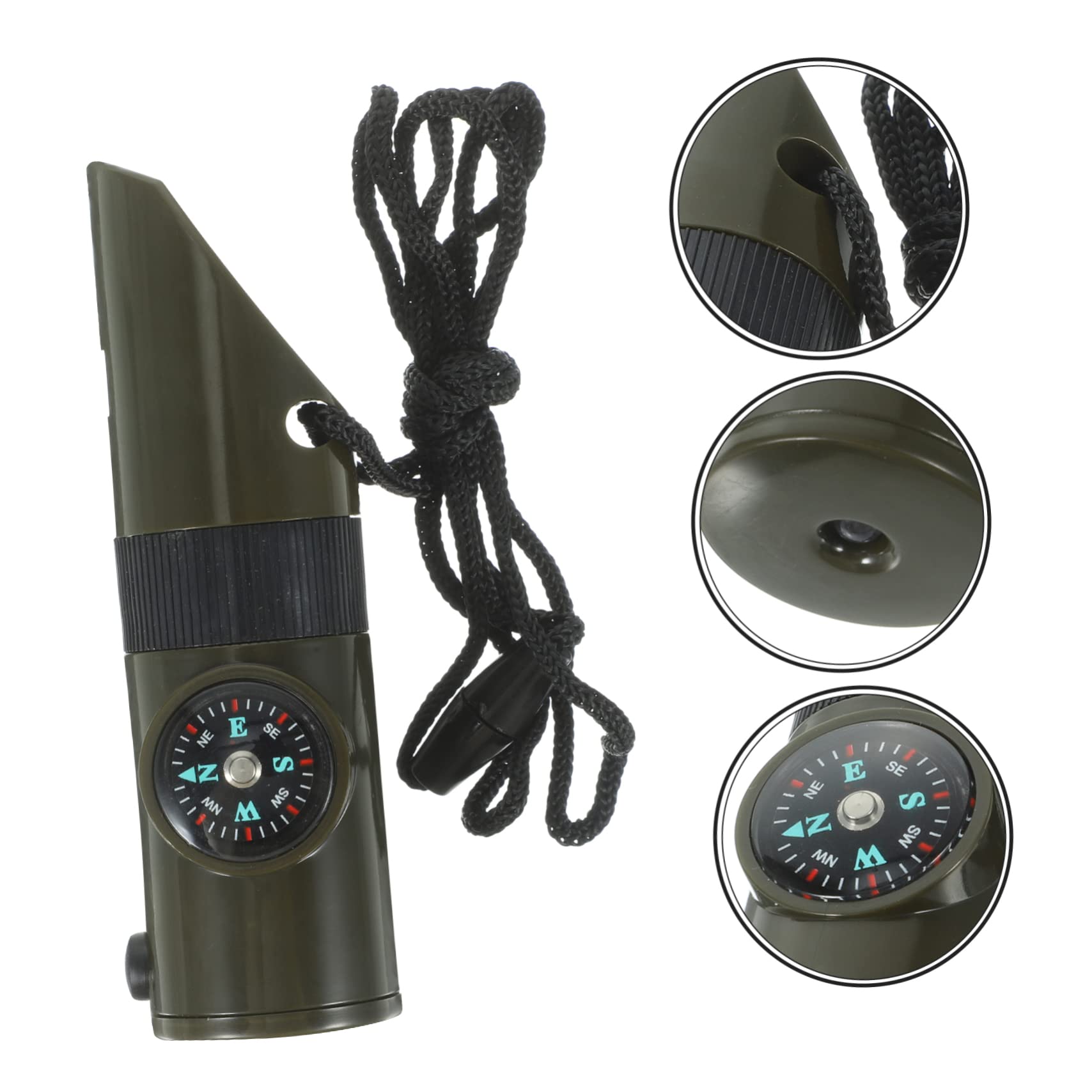 BESPORTBLE Accessoire Extérieur Kit Survie Accessoire De Camping Compass Cloches Kit d'urgence Sifflet Multifonctionnel Sifflet Sportif Siffler Alliage