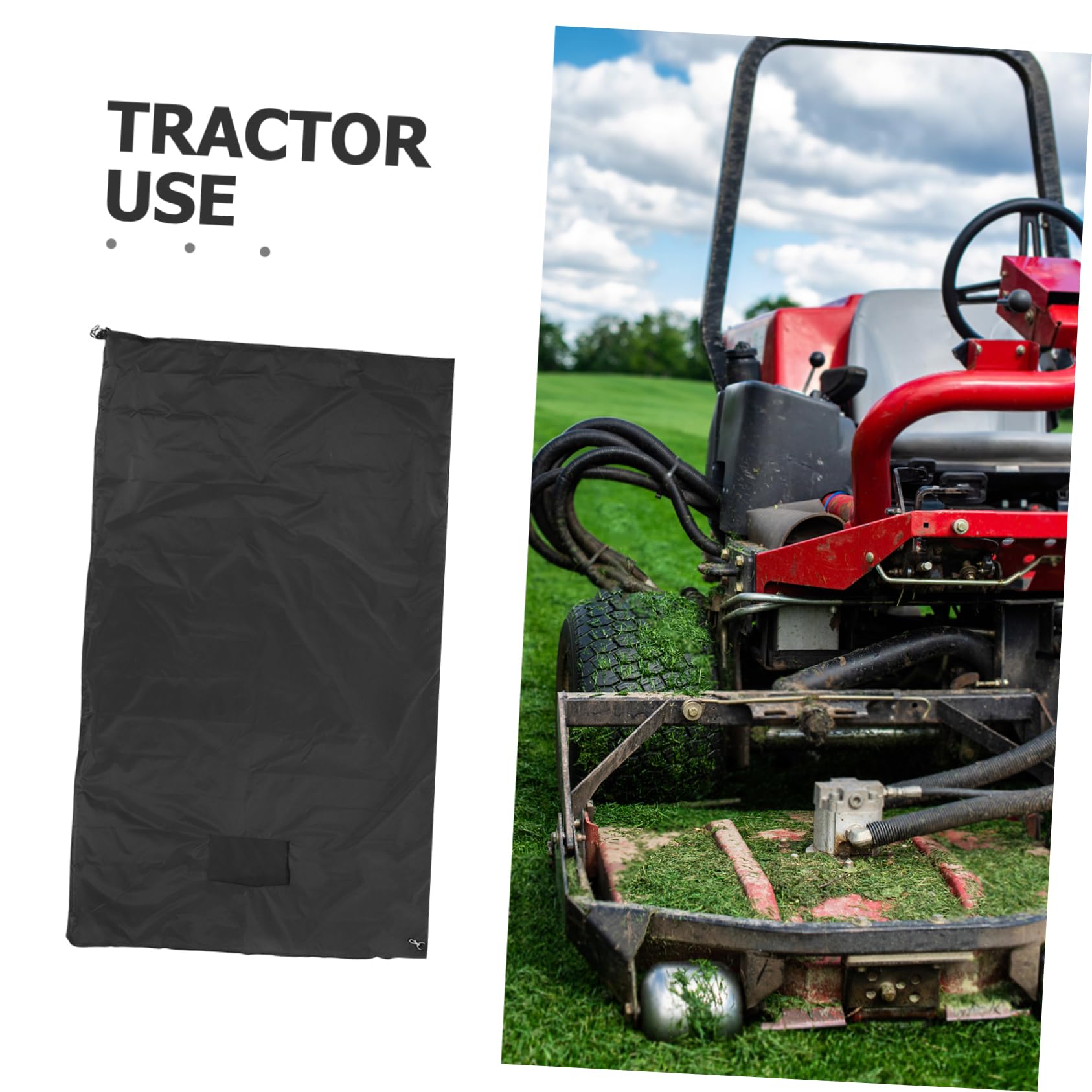 POPETPOP Bolsa De Almacenamiento para Tractor Grande Bolsa De Oxford para De Repuesto para Recoger para Jardín Patio Recolección y Almacenamiento