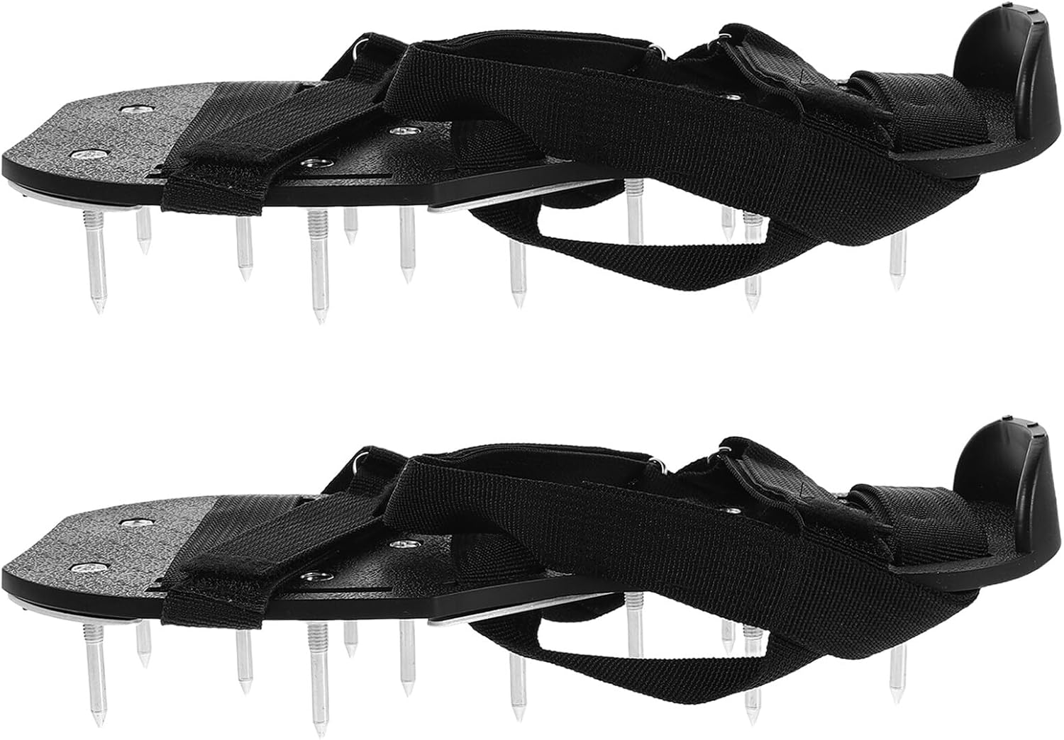 Lawn Aerator Spike Shoes for Grass with 4.5cm Metal Spikes Yard Garden Lawn Aerating Shoes with Adjustable Straps Manual Turf Aerator for Soil Aeration