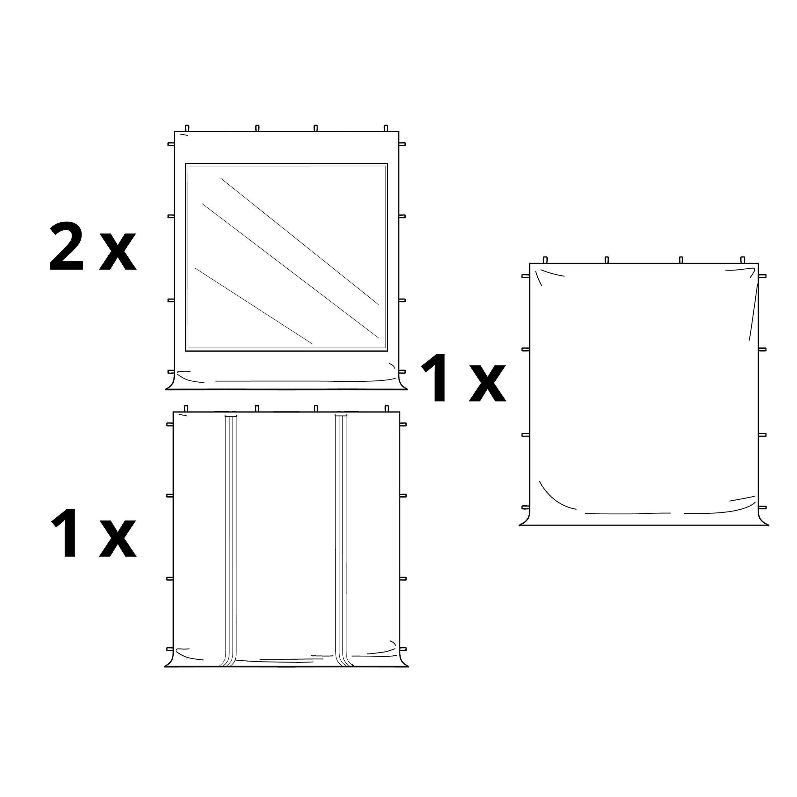 TOOLPORT Faltpavillon Faltzelt Pavillon 3x3m - 4 Seitenteile Aluminium 32mm Partyzelt 700N Creme