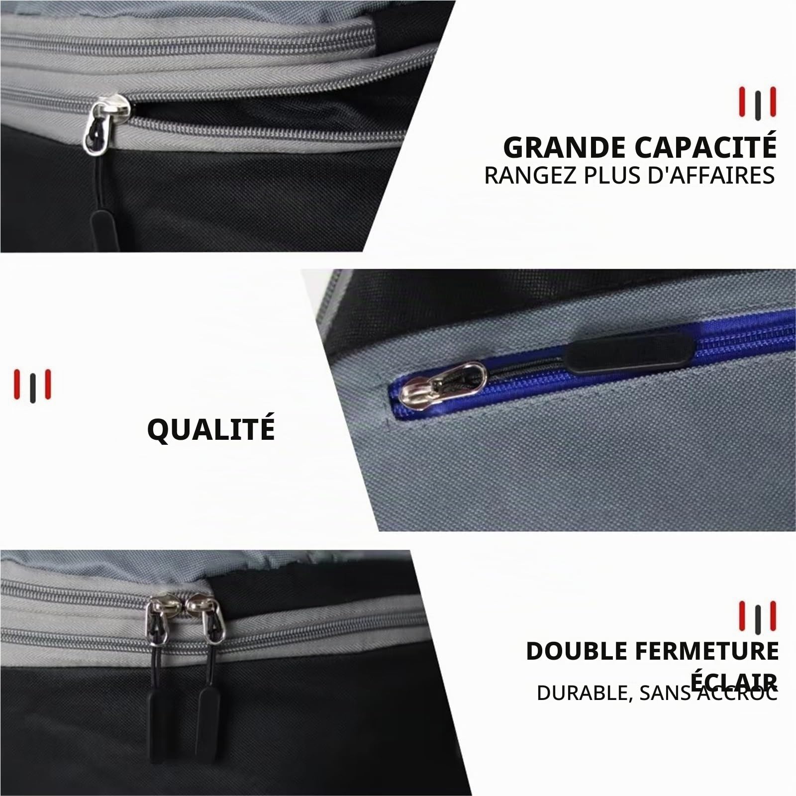 Selle Sac à Dos à Moto Valise Intérieure Extensible Noire Pour Valises Pour Tracer 9 900 Et GT Sac Latéral Moto(Blue)
