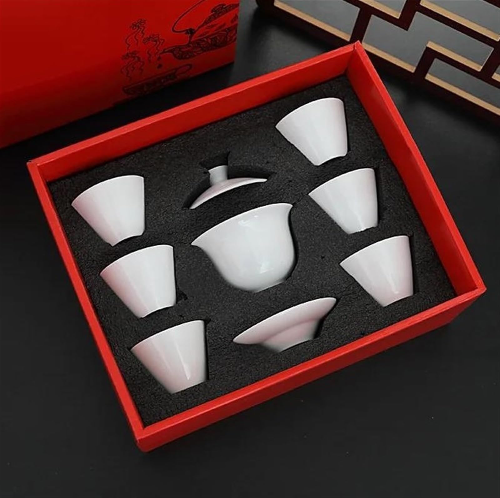 Teiere Servitori Di Caffè Set Da Tè Da Viaggio Set Tè Set Completo Tazze Tè Kung Fu Per Uso Domestico Ciotola Per Copertura Tè Regalo Per Set Tè In Ceramica Resistente Alle Alte Temperature Teiere Ser
