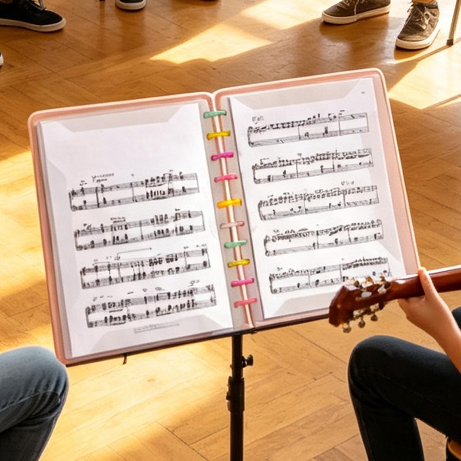 Folder na karty muzyczne A4 pyłoszczelne ochronne wymienne rękawy do