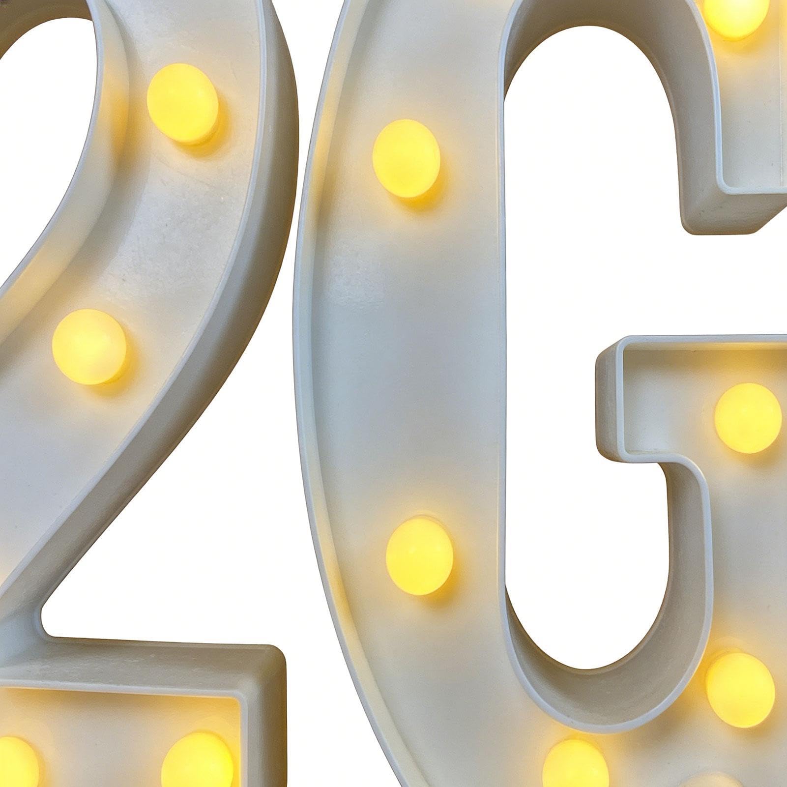 Lettere Luminose Graduation Insegne Luminose Anno 2026 | fotografici LED per festa di laurea per Asilo Scuole Superiori Università Interni Esterni