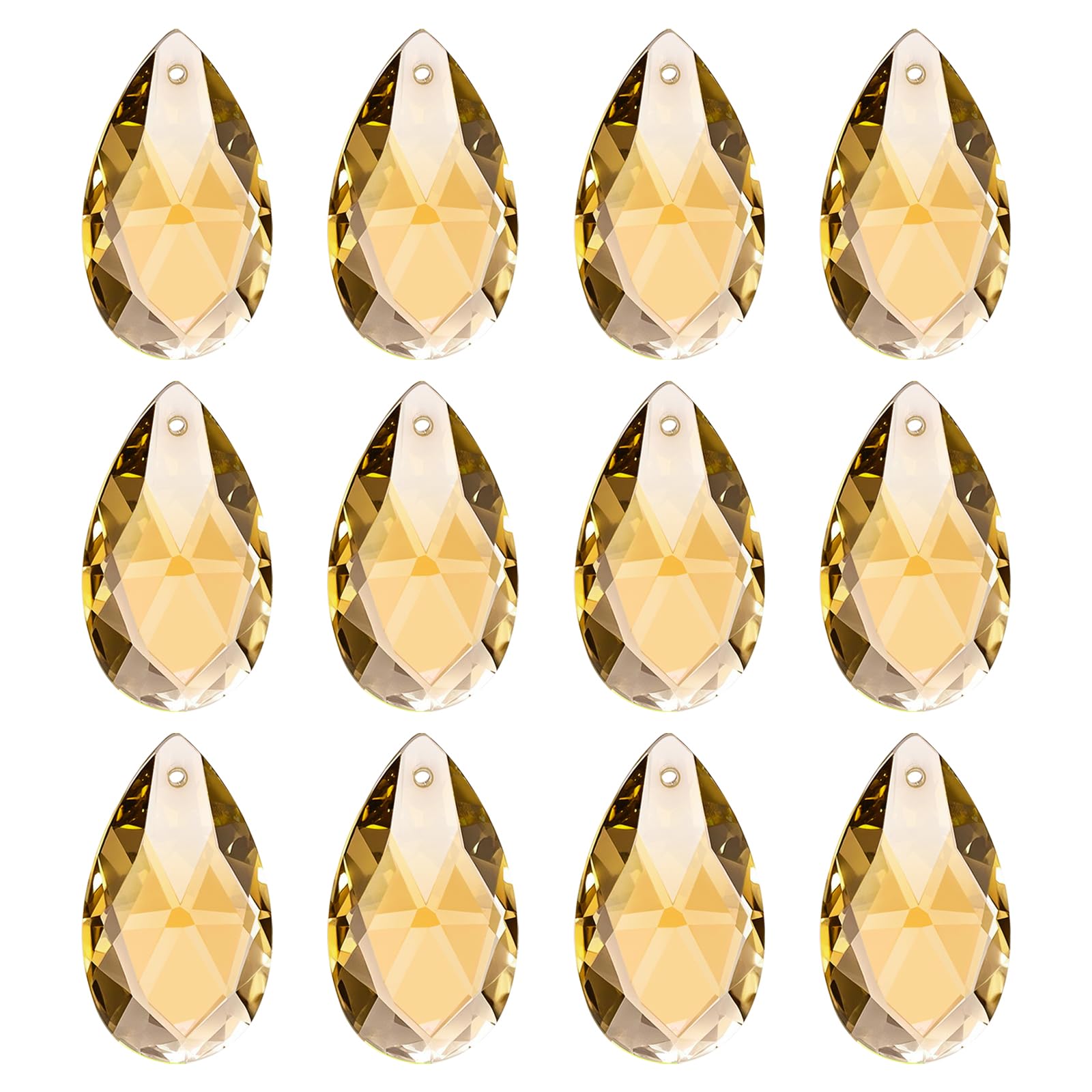 PATIKIL K9 Crystal Pendants Teardrop Beads
