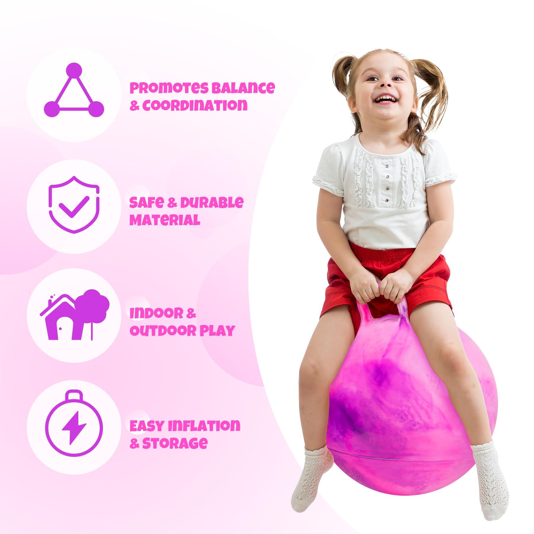 U&C Planet Space Hopper for Kids Age 6-9 - Image 4