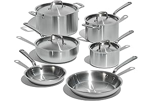 Made In's Exquisite Stainless Steel Pot and Pan Set: Unmatched Culinary Mastery