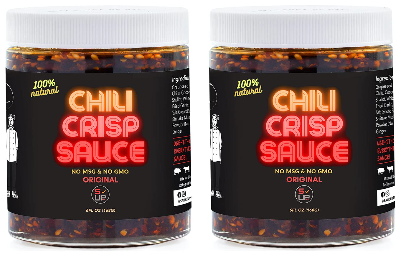 SAUCE UP 100 Natural Artisan ChiliCrisp 6oz Premium 13