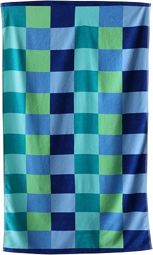 Miniatura 5 de Mainstays - Toalla de playa de terciopelo, extraterrestres, multicolor, 28 x 60 pulgadas (Multi Dino)