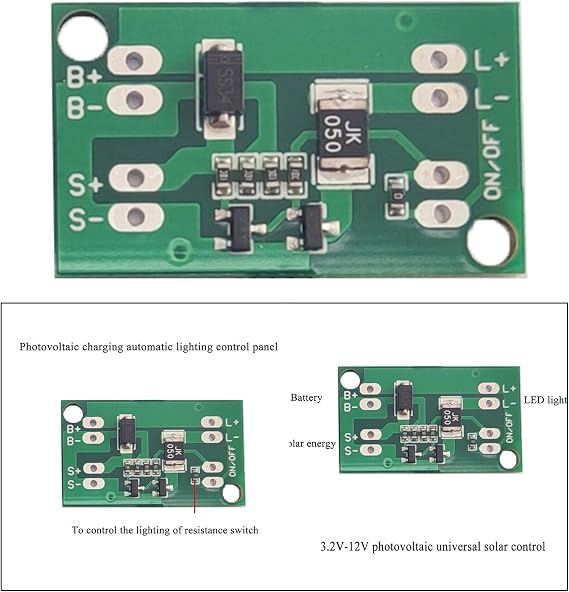 Battery Solar Charging Control PCB Board for Automatic LED Lighting Controller