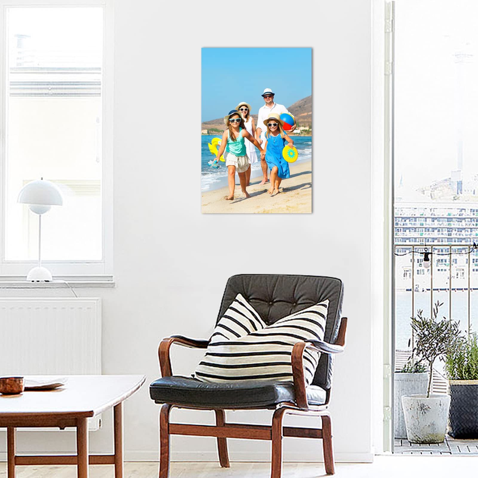 Stampa Su Tela Personalizzata Con Tua Foto - Decorazione Casa O Regalo Indimenticabile - Foto 2