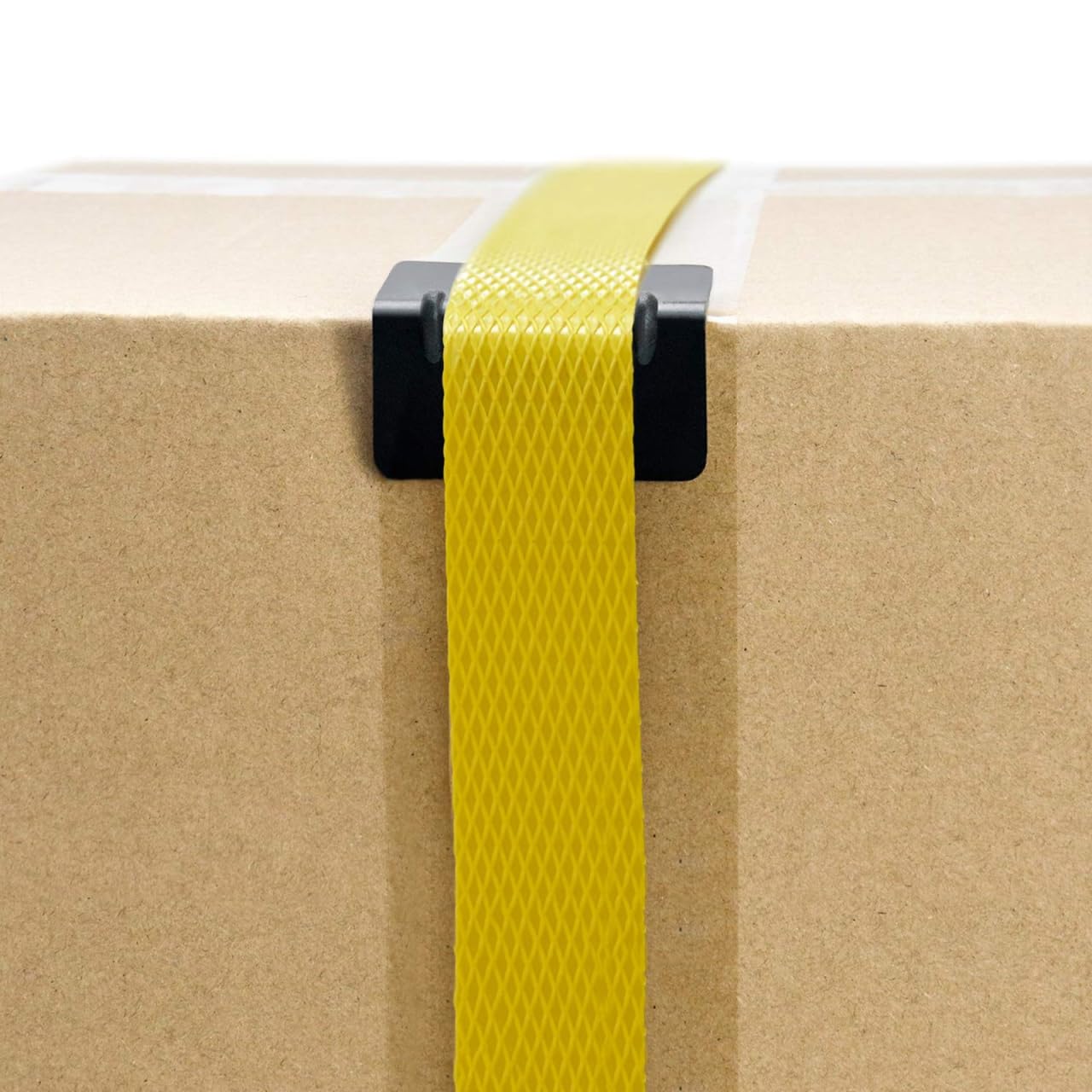 Housoutil Protezione Angolare in Plastica Per Imballaggio 100 Pz Guardia D'Angolo 2.2 Pollici Per Reggette Protezioni Per Bordi Carico E Pallet Accessori Per Spedizione E Fissaggio Sicuro