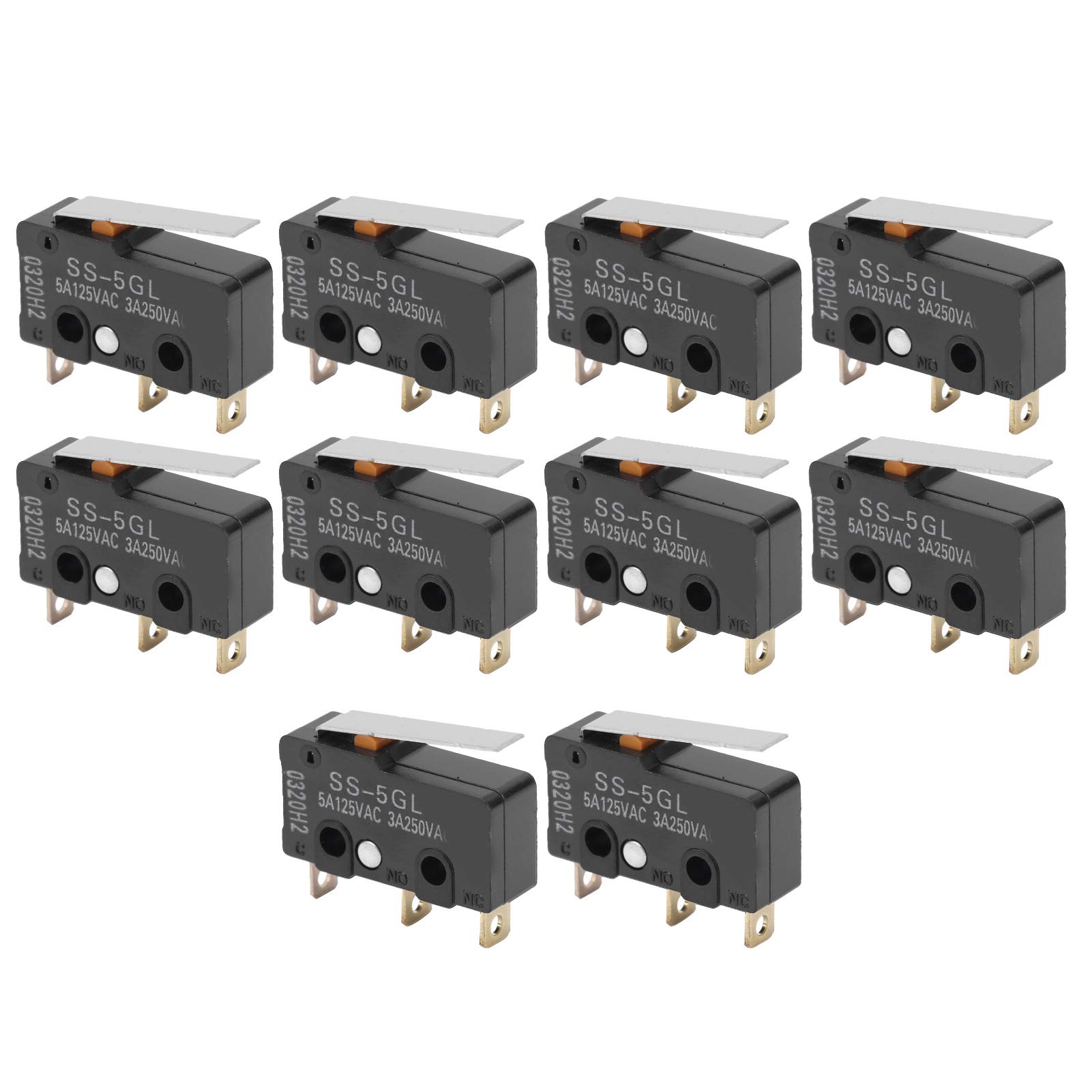 10Pcs 3D Printer Limit Switches - SS-5GL Micro Switches For ENDSTOP RAMPS 1.4 - View #7