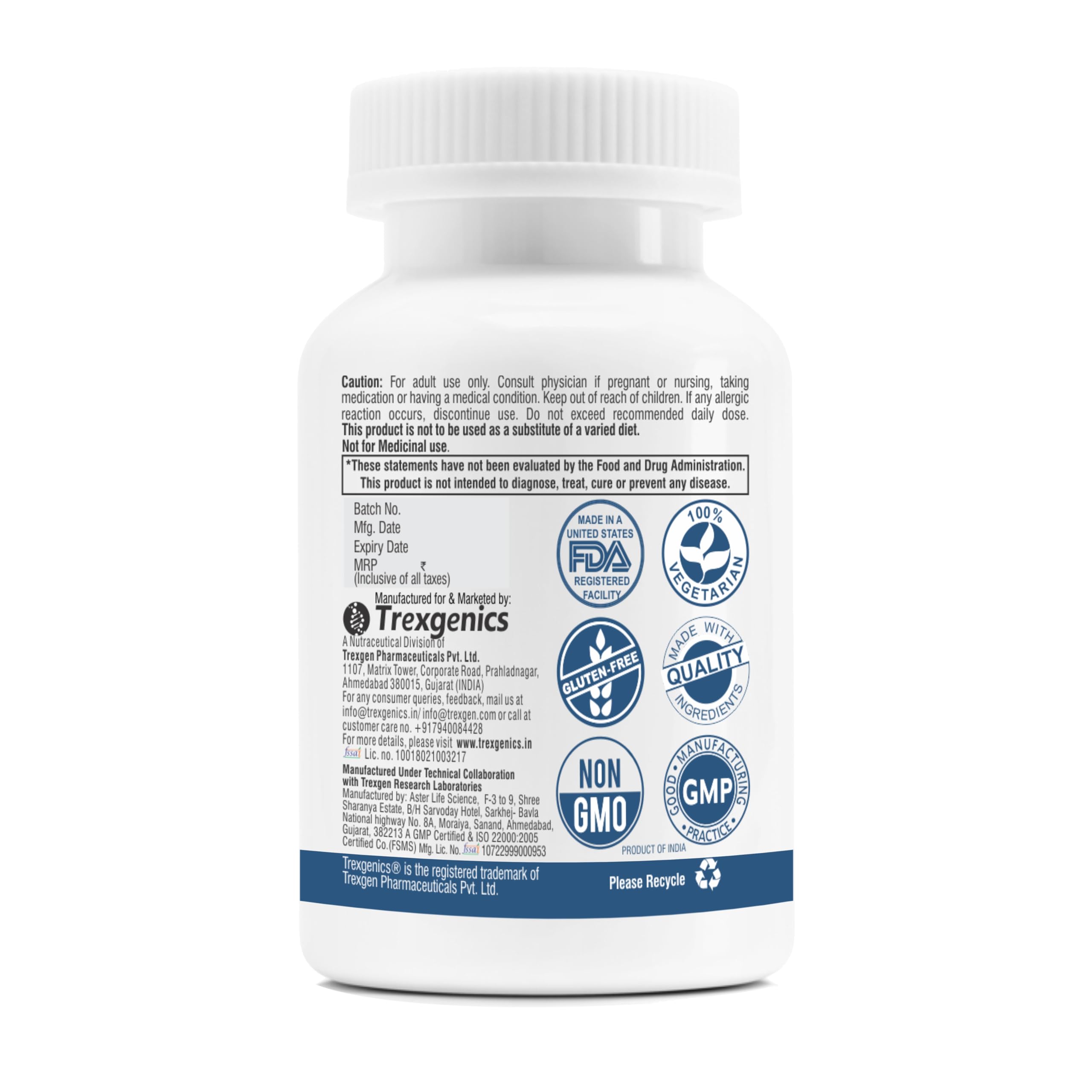 Trexgenics DANDELION (Bioactive 4% Flavonoids) 550mg EXTRACT Liver Function, Dextox, Antioxidant, Digestion (60 Veg Capsules) 1