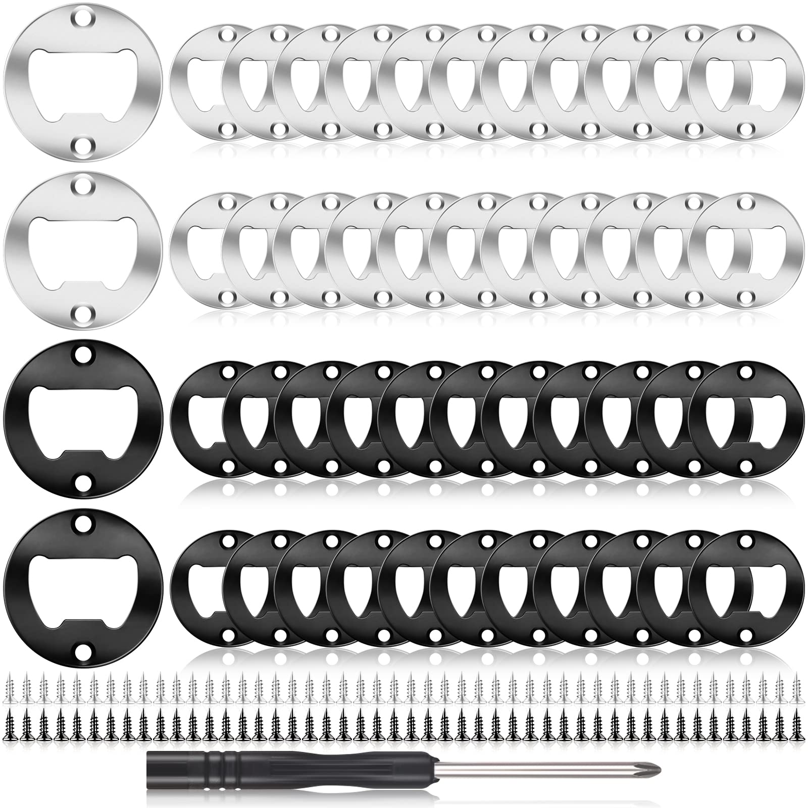 Amazon | 40セット ボトルオープナーインサートキット ラウンド DIY
