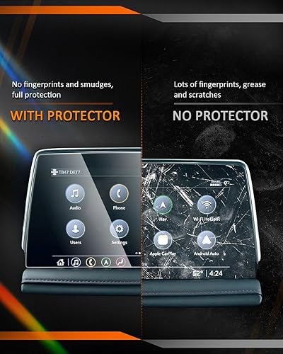 Vista 350 de CDEFG Cristal templado para Chevrolet Silverado/GMC Sierra 2025, pantalla táctil de 13.4 pulgadas, accesorios para Chevy Silverado/Sierra 1500