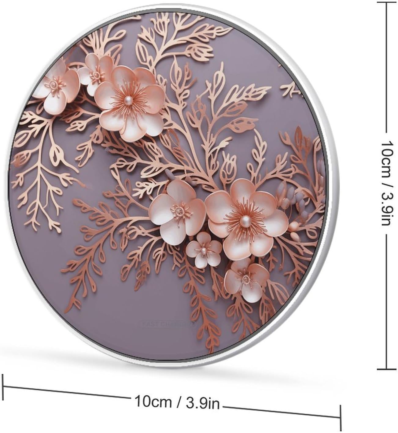 Portable Wireless Charger Aluminum Alloy Frame with Indicator Light image 2