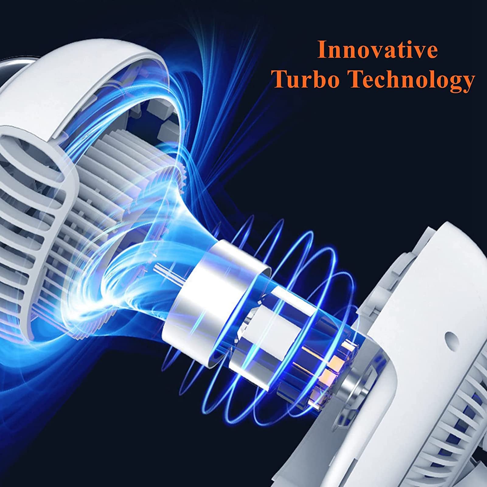 Ventilatore per Passeggino, Ventilatore A Clip con Luci A LED, Ventilatore Portatile Portatile Portatile, Ricaricabile Tramite USB, per Auto, Passeggino, Bici, Campeggio, Palestra,