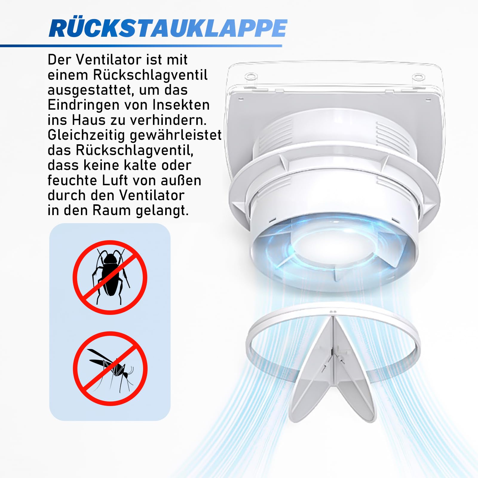 Rohrlüfter Rohrventilator Gebläse mit SCHALTER KUGELLAGER dalap AP 125mm 3001 e Rohrlüfter Rohrventilator Gebläse mit SCHALTER KUGELLAGER dalap AP 125mm 3001 e