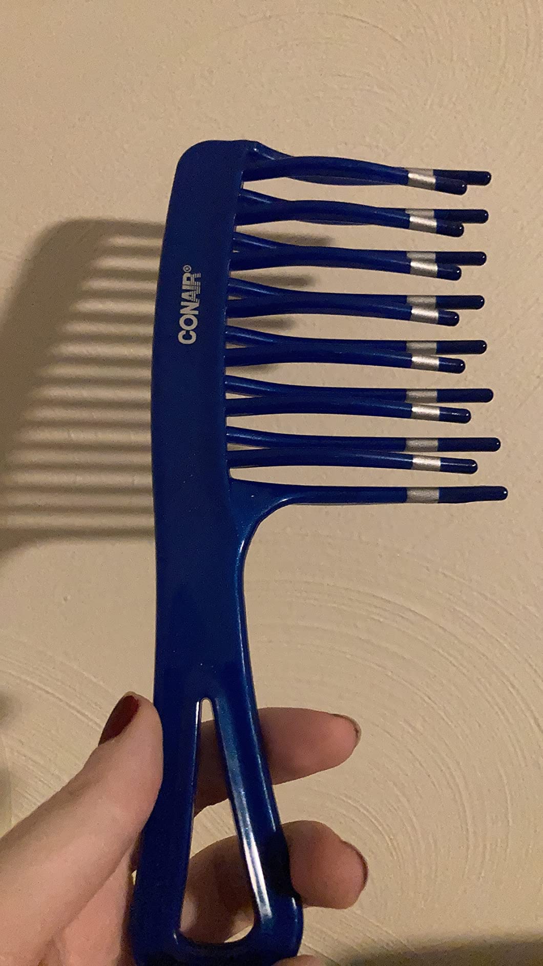 Conair Comb Detangle, 3.2 Ounce, Colors may vary, 1 Pack