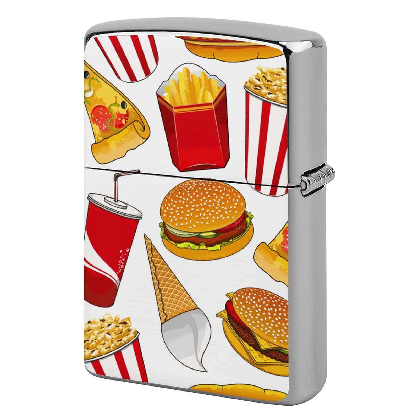Amazon.co.jp: ハンバーグ コーラ ZIPPOケース ライター アーマー 